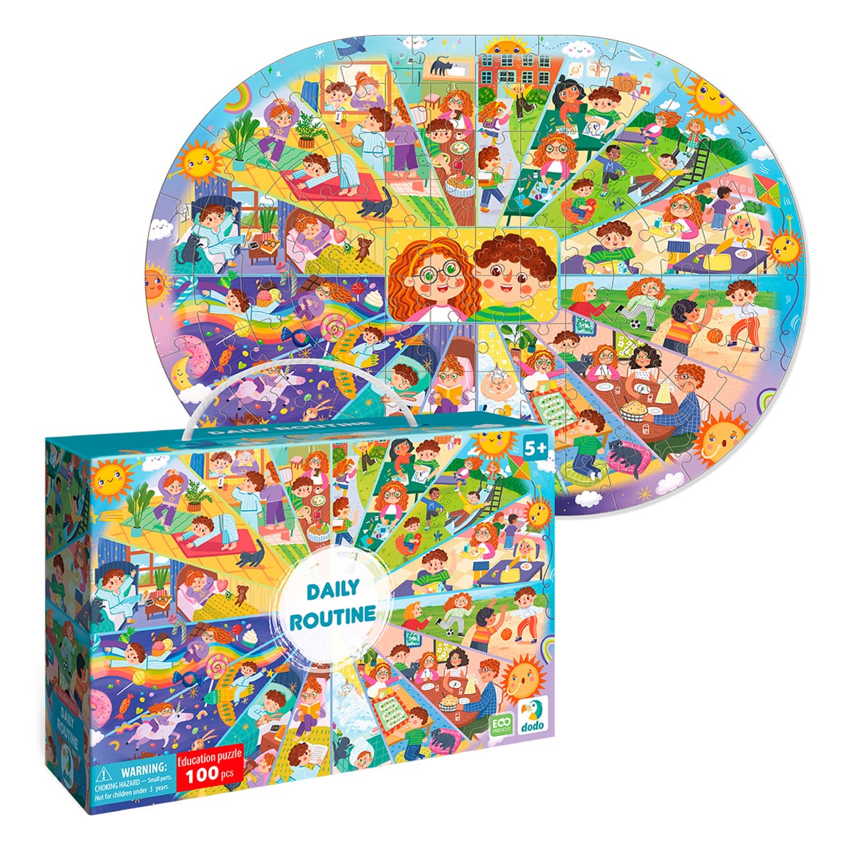 Puzzle Rutina Zilnică 100 piese Dodo Toys - Educativ - Default Title (3) [ps:13343ab9-c1de-42d5-9646-a9afc5528853]