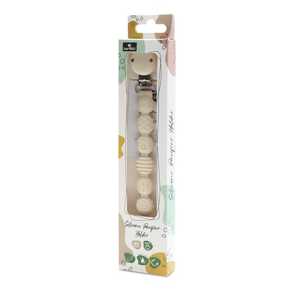 Lanț Silicon pentru Suzetă Lorelli, 0 luni+, Fresh Green - Beige (3) [ps:3861f147-7302-4b1e-9496-6f534a3778e1]
