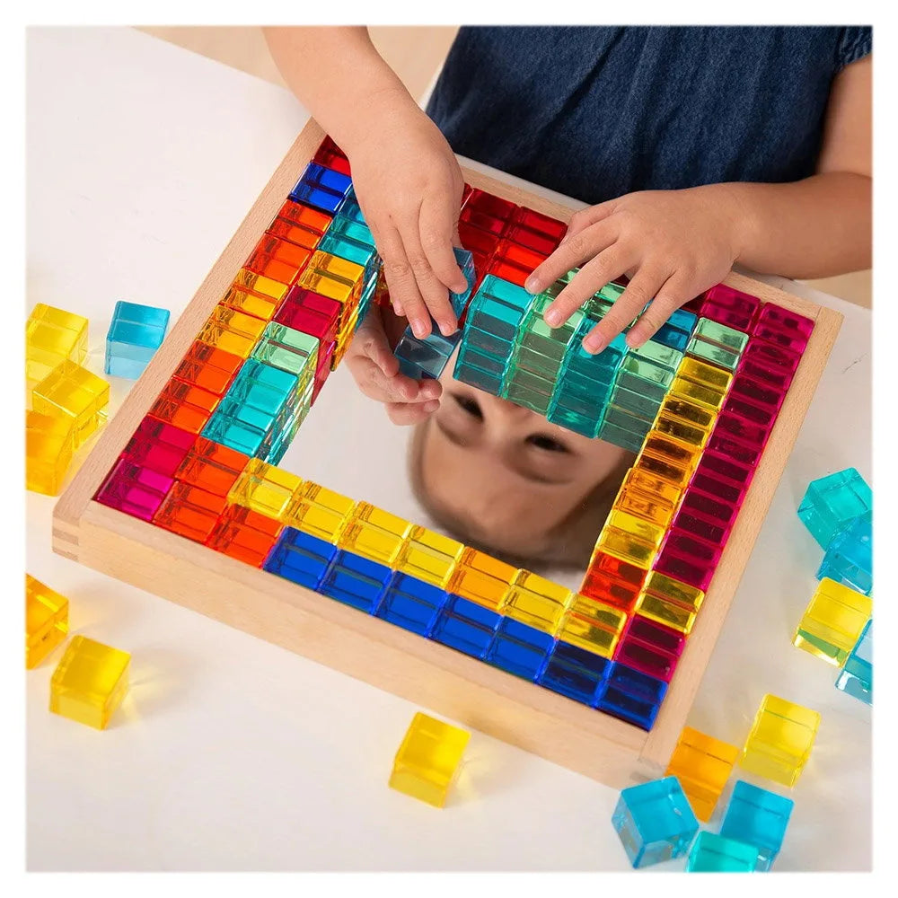 Gem Cube Tickit - Set 100 Cuburi Acrilice cu Tava Lemn - Default Title (3) [ps:1f598911-ed83-4b3b-80cd-af2e5cf740b1]