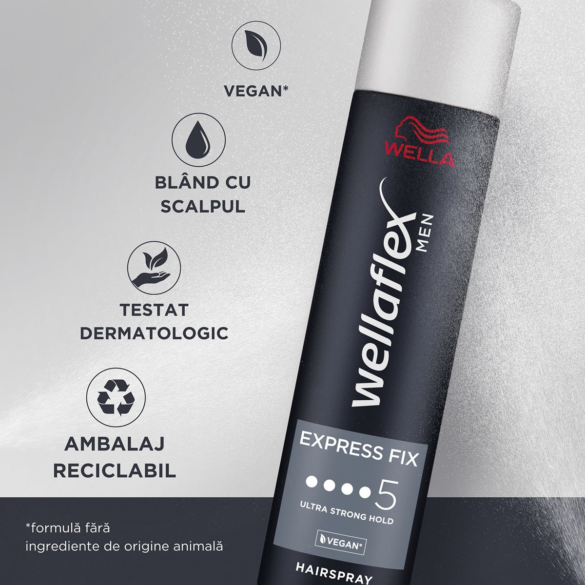 WELLAFLEX Men Express Fix, fixativ pentru coafat, cu - Imagine 6 [ps:71fc579b-029f-4517-a3bc-a977104f44bb]