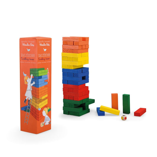 Joc de indemanare Turnul instabil, Moulin Roty - Imagine 4 [ps:13ecd460-1aa0-4226-89c8-9459c2afbe4f]