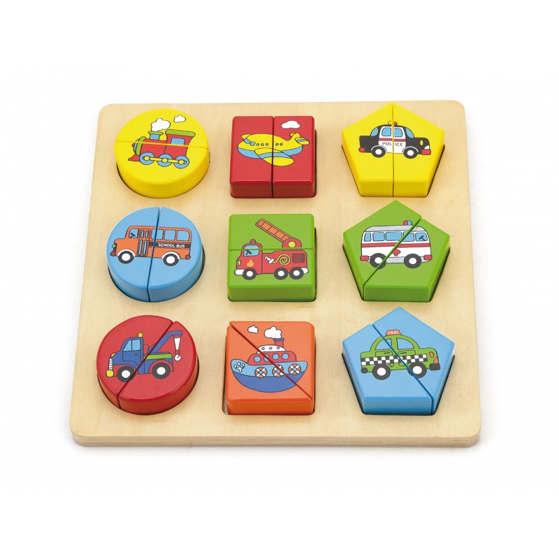 Puzzle din cuburi din lemn cu mijloace de transport [ps:c046020b-c847-45c0-98ce-fa16d2dd2f36]