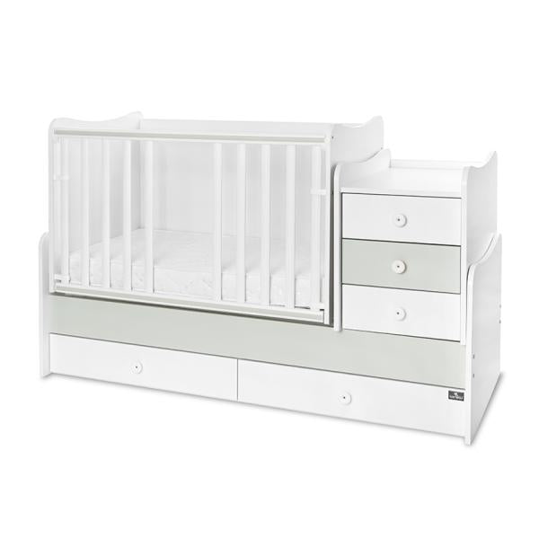 Mobilier Multifuncțional Lorelli Maxi Plus, Trio White Oak - White Milky Green (3) [ps:d2e3c156-7aa5-4aba-bd09-81c74788b52a]