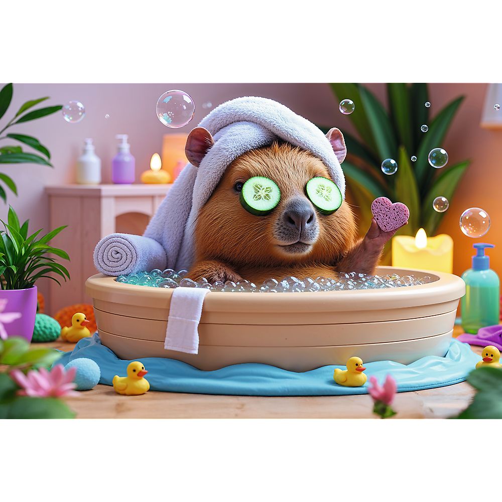 PUZZLE TREFL 160 CAPIBARA LA SPA - Imagine 2 [ps:dca3c82a-aef2-4a8f-8351-a5ed0b4bdadf]