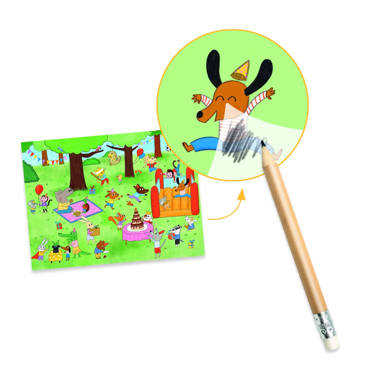 Joc creativ Transferuri cu tematica petreceri, Djeco - Imagine 3 [ps:f7142645-5f67-494a-ab4f-47ff8bde583f]