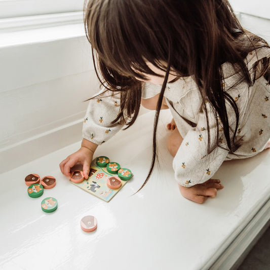 Joc tic tac toe din lemn, Orange Tree Toys - Imagine 3