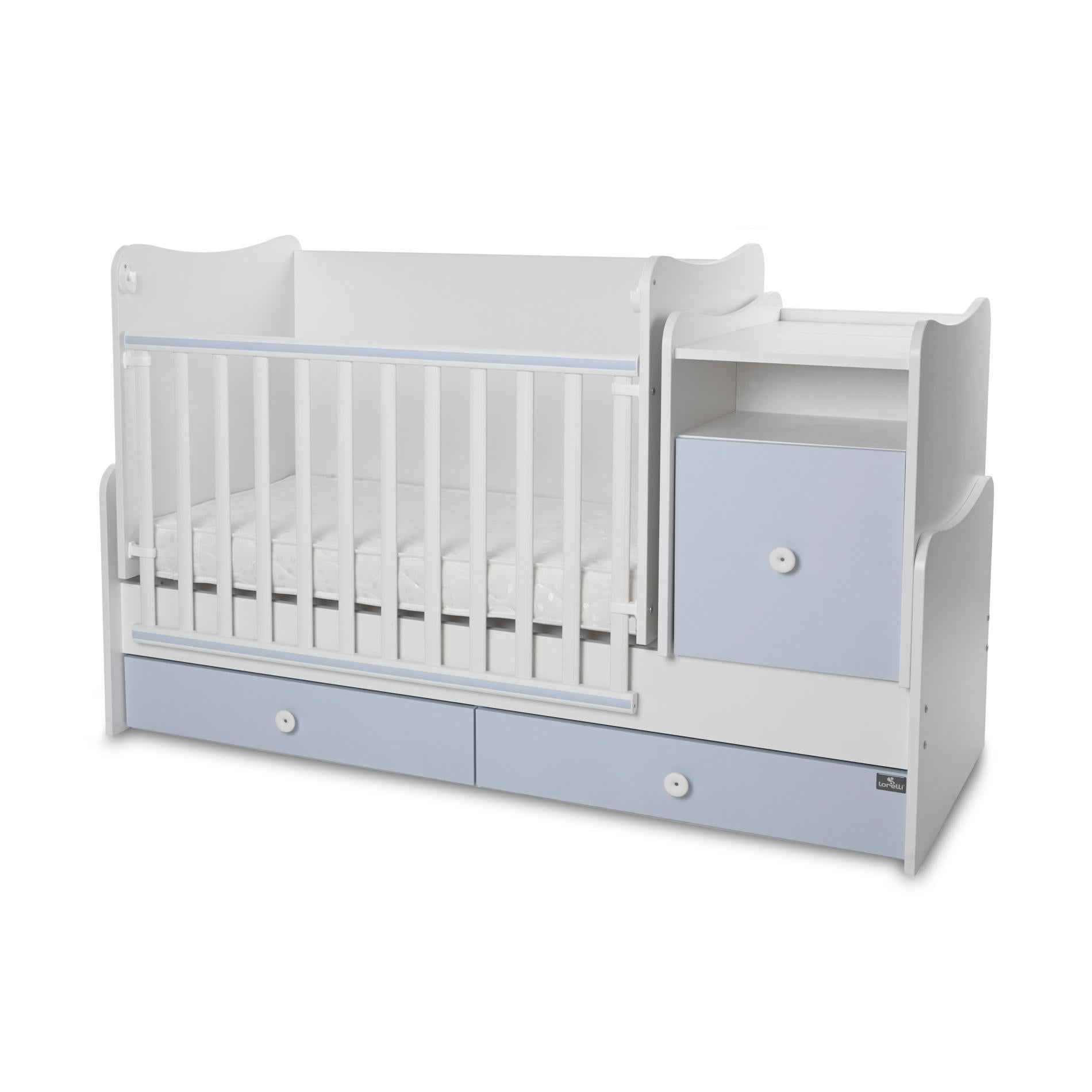 Mobilier Trend Plus Lorelli, White Milky Green - alb albastru baby (3) [ps:c5675b27-1f81-48ed-9613-021864e2aaeb]