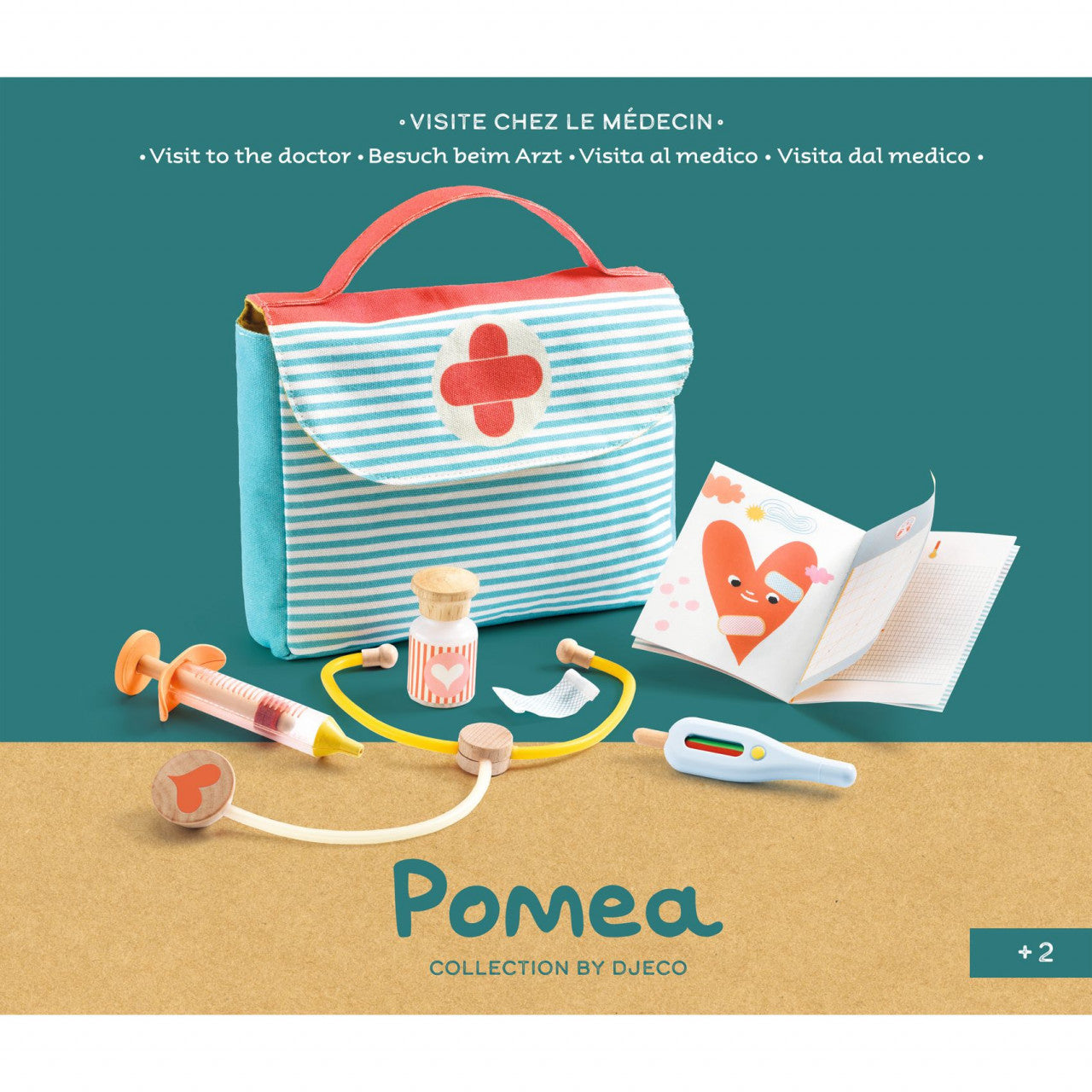 Colectia Pomea Set doctor, Djeco - Imagine 3 [ps:e57cbc16-781f-45d4-9a55-488914929442]