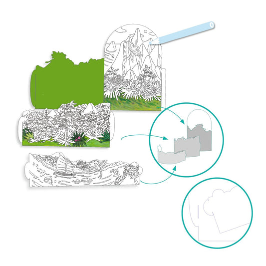 Planse de colorat si asamblat Peisaj insular - Imagine 2 [ps:23a5a630-a4ac-426e-8034-8fdad3de6a0d]