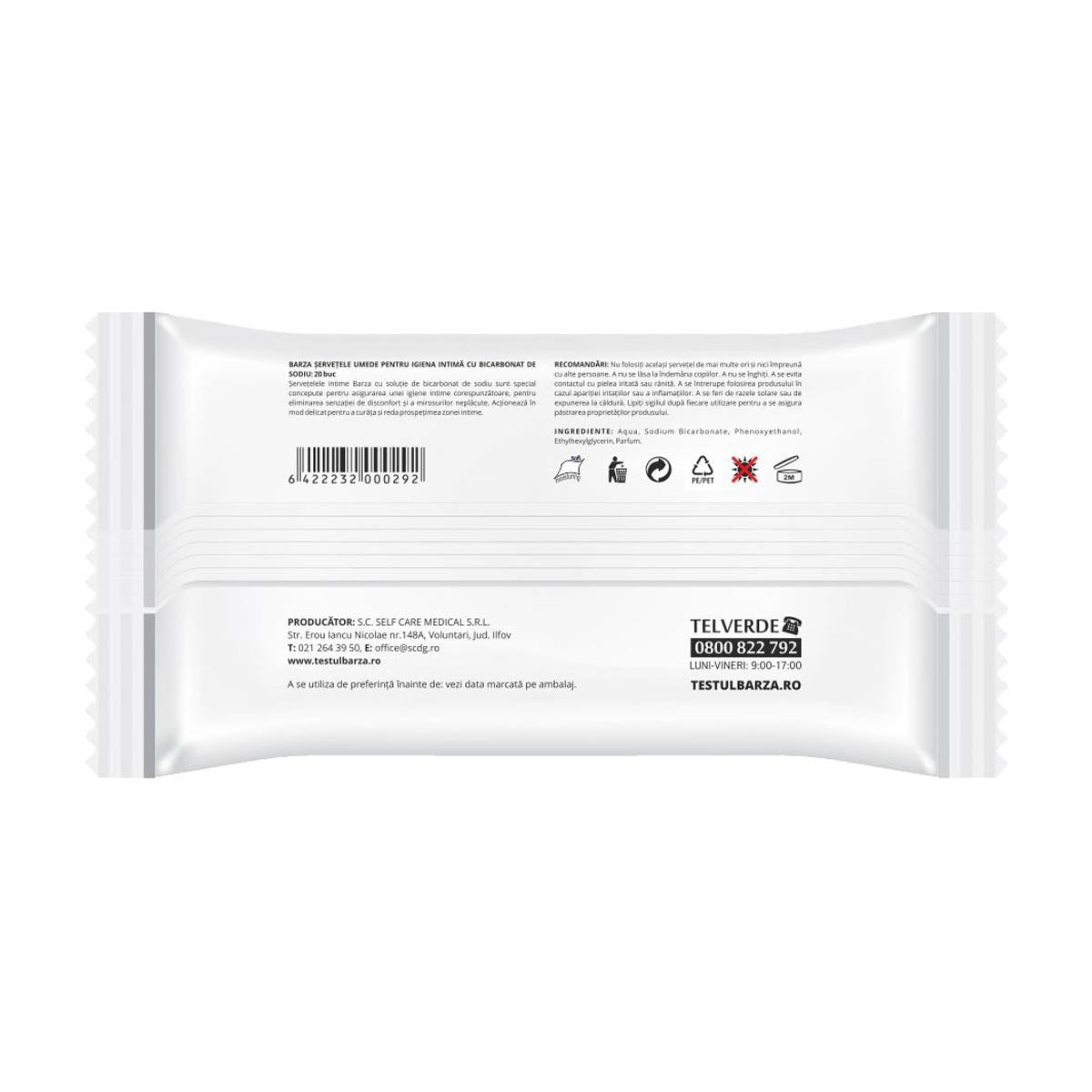 BARZA Card Ultra Sensitive, Pachet test sarcina + - Imagine 3