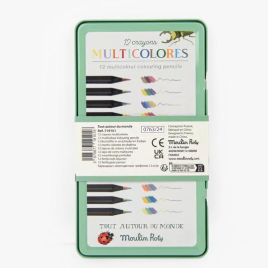 Set 12 creioane colorate multicolore, Moulin Roty - Imagine 5 [ps:ebb620a7-f5bf-44a9-97ab-c843cbe819cf]