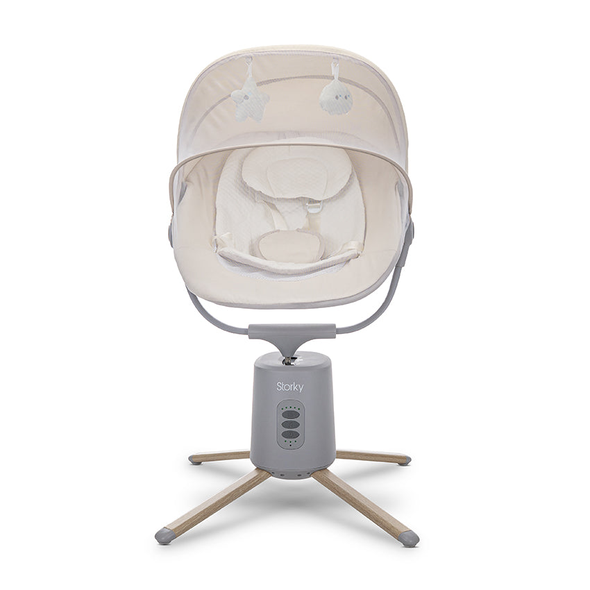 Leagăn Electric Lorelli Storky, Bluetooth, Beige | 0-6 luni - Beige (3) [ps:b4805e46-931f-4843-a24b-6ac510aca671]
