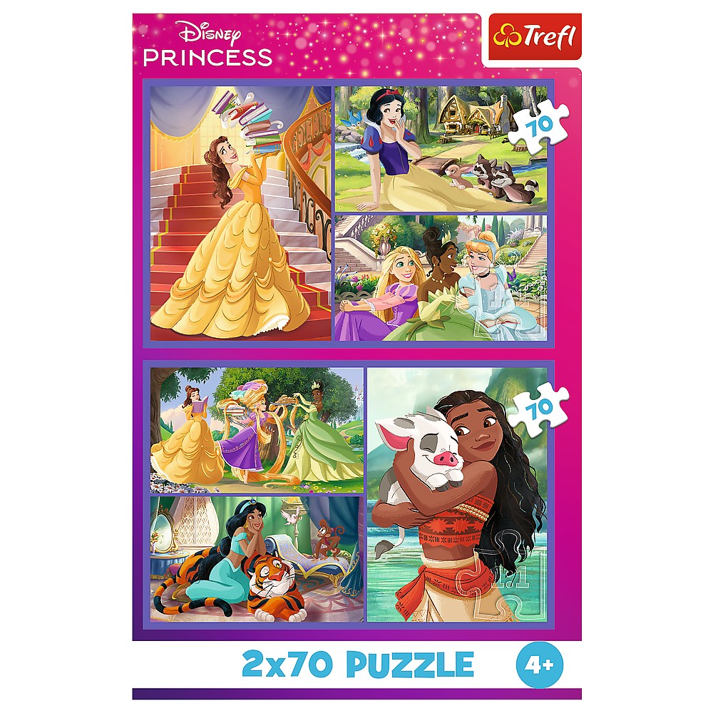 PUZZLE TREFL 2X70 DISNEY PRINCESS VIATA PRINTESELOR DISNEY - Default Title (3) [ps:eed79334-be5f-4b5e-84d6-974270294f73]