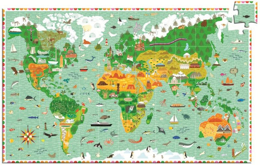 Puzzle observatie In jurul lumii, Djeco - Imagine 2 [ps:e2041dcf-90b5-4485-a879-9bed9ff1f05c]