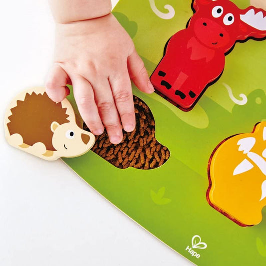 HAPE PUZLLE TACTIL -  ANIMALELE DIN PADURE - Imagine 4 [ps:b365642d-f7ea-4a43-994f-0518cca8bcb6]