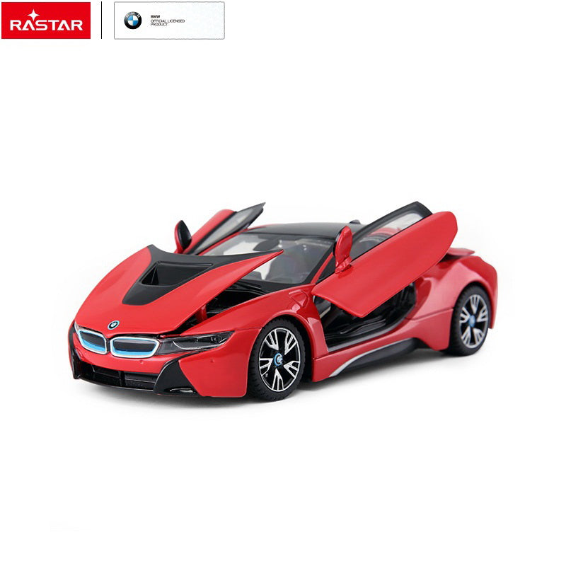 MASINUTA METALICA BMW I8 ROSU SCARA 1 LA 24 [ps:9609a124-2918-4ae8-9f3a-ed55e69dae4d]