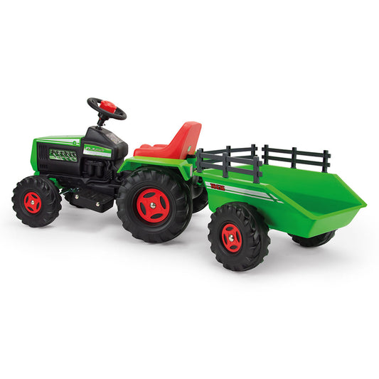 Tractor Electric cu Remorcă Injusa 6V, Verde, 1 an+ - Default Title (3) [ps:1ca8f135-9aba-424f-8faf-88111be4751a]