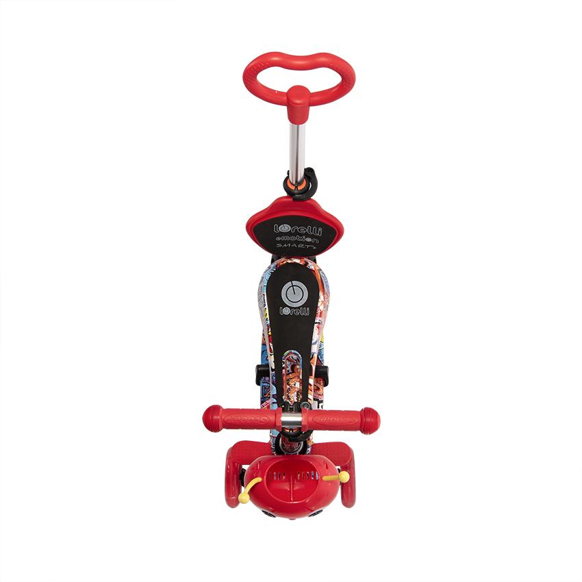 Trotinetă Copii Lorelli Junior Smart Plus, Blue & Green - Red Graffiti (3) [ps:840f4825-ff34-4927-8988-086532d0c7aa]