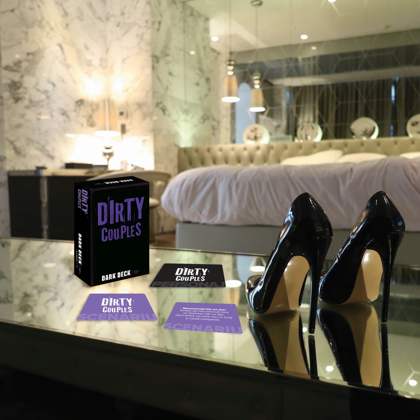 JOC DE CARTI DARK DECK DIRTY COUPLES IN LIMBA ROMANA AS - Imagine 3