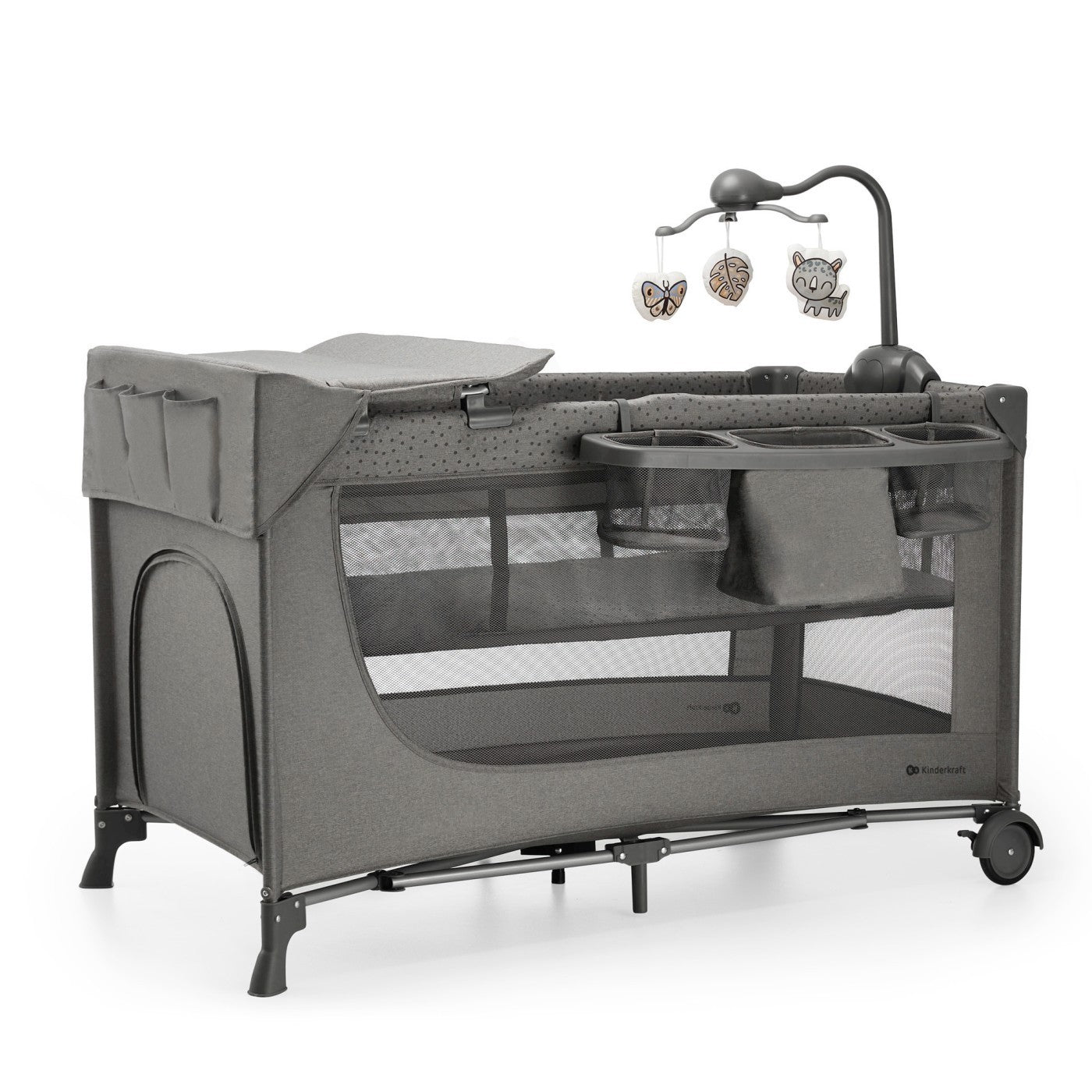 PATUT TRAVEL KINDERKRAFT JOY2, CU ACCESORII, DARK GREY - Imagine 3