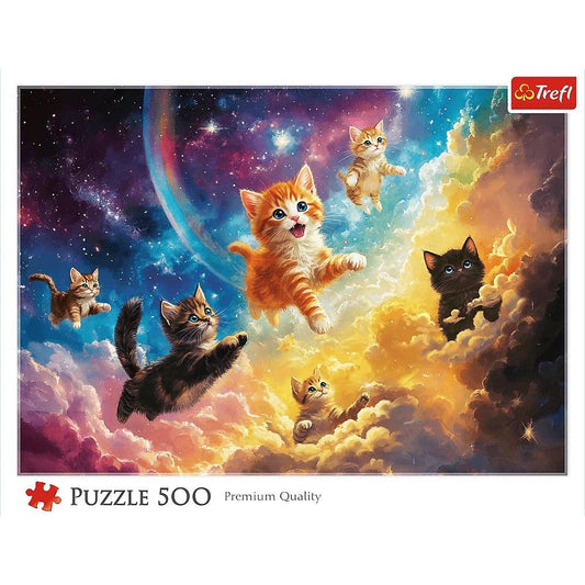 PUZZLE TREFL 500 PISICUTE SPATIALE - Imagine 3 [ps:ccd7764a-25e6-475b-83a3-06b7ad321ea9]