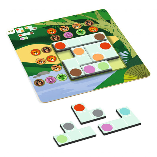 Joc de logica Animale salbatice, Djeco - Imagine 2 [ps:f52779ae-201c-4554-b242-e2ff0e254e19]