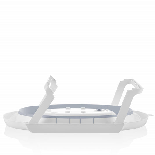 Cadita pliabila BabyJem (Culoare: Turcoaz) - Gri