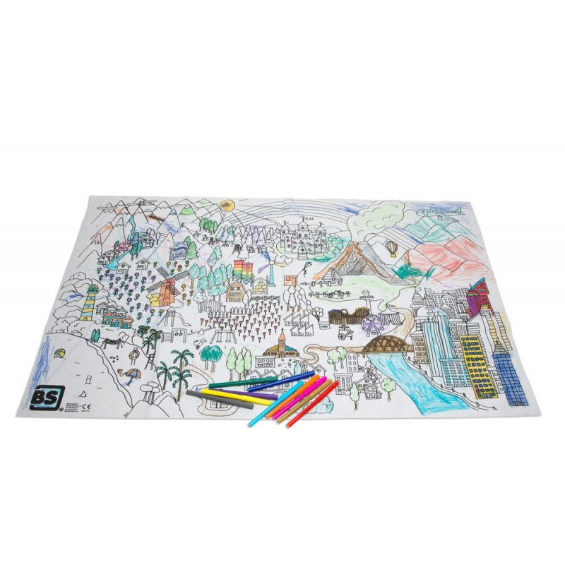 Set de colorat gigant, BS Toys [ps:afce82dc-cc17-42ea-95c3-bffa2938da6e]