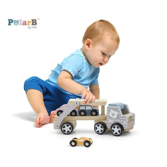 Camion transportor cu 3 masinute, PolarB Viga [ps:3a3b228c-9681-4d8a-a8ff-869f6c3846ff]