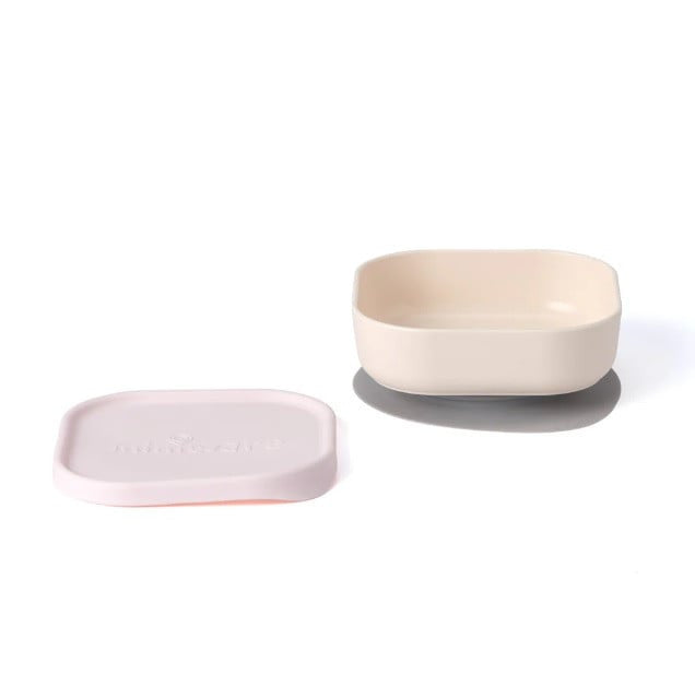 Bol pentru hrana bebelusi Miniware Snack Bowl, 100% din materiale naturale biodegradabile, Vanilla/Cotton Candy [ps:a62a1aaf-351f-4421-a12d-4095291c6ab3]