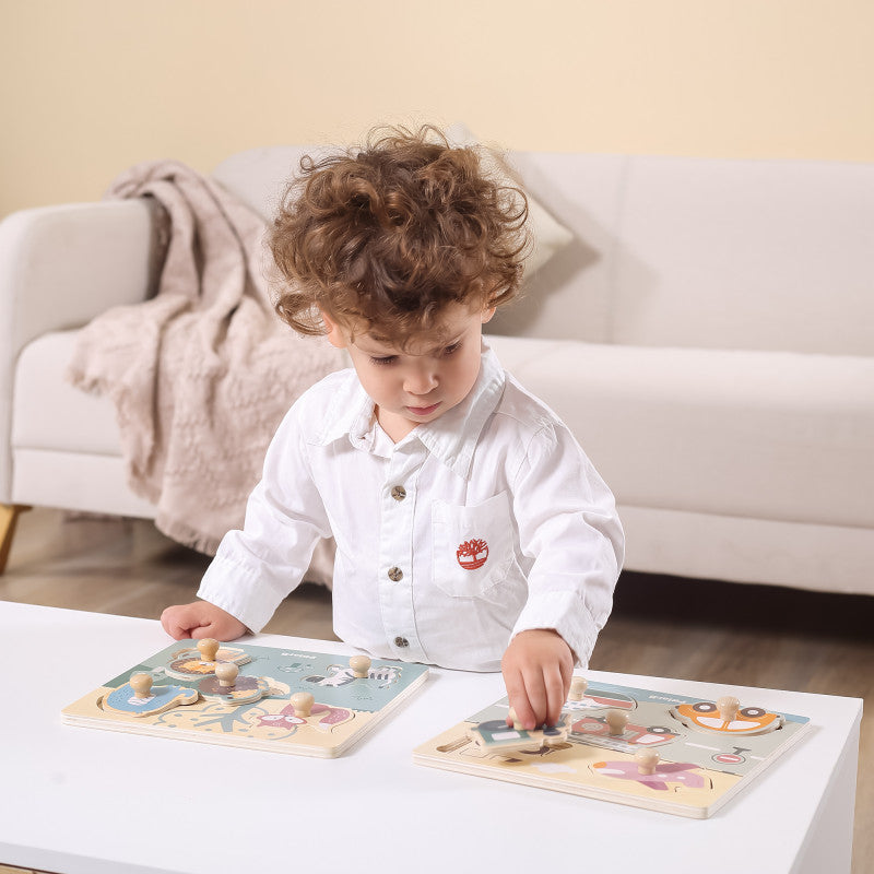 Puzzle cu manere – Transport, PolarB Viga [ps:5217eed3-0509-447b-9710-7766220f55d3]