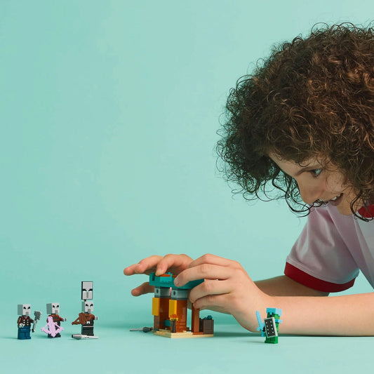 LEGO MINECRAFT PATRULA ILLAGER ÎN DESERT 21267 - Imagine 3
