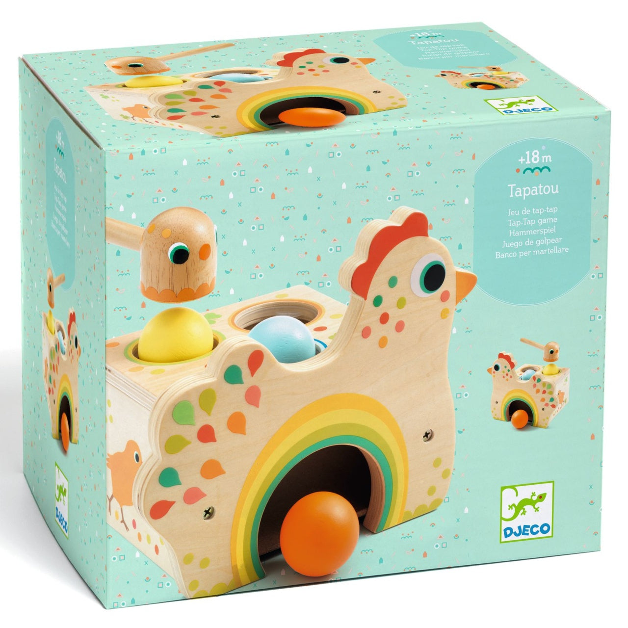 Jucarie bebe Gaina cu oua Tapatou, Djeco - Imagine 3 [ps:ff93f862-3944-41a5-a21e-212ddcd5b01f]