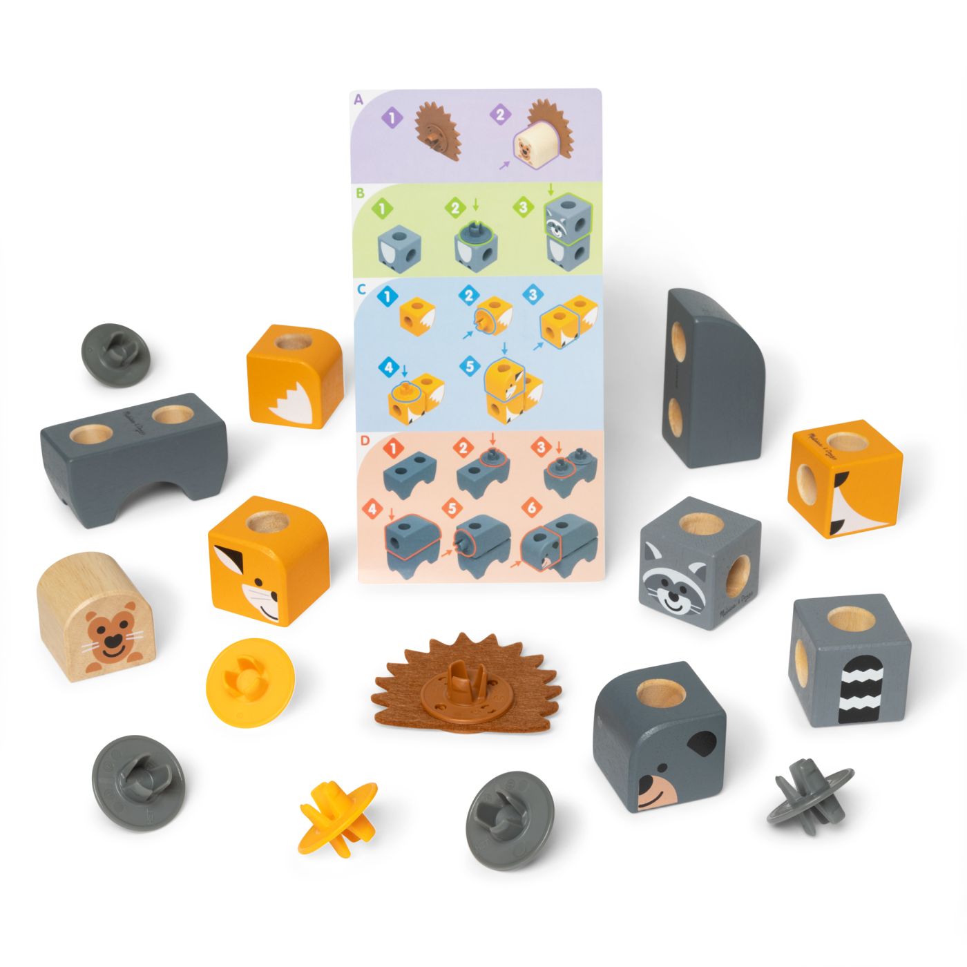 MELISSA AND DOUG SET DE CONSTRUCTIE DIN LEMN PRIETENII - Imagine 2 [ps:3f41993f-50ab-4814-8b30-12f906ac6926]
