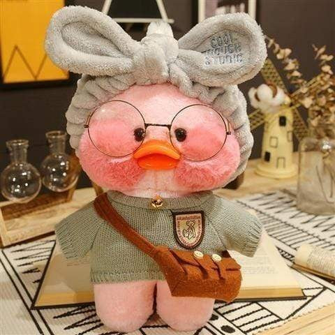 Rățușcă de Plus Lalafanfan Flippy cu Accesorii, Galben - Roz (3) [ps:8a295563-7137-4e63-ba3a-2229ddd48c41]