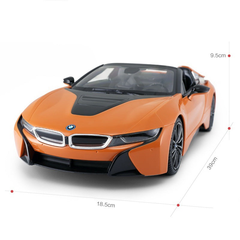 MASINA CU TELECOMANDA BMW I8 PORTOCALIE SCARA 1 LA 12 [ps:266413e3-5882-4cf5-99d7-d30c61f77eb4]
