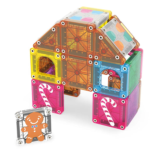 MAGNA-TILES Gingerbread House Travel Set - Set Construcții - Default Title (3) [ps:cdea3aed-80a6-4c9c-8038-d62f37778255]