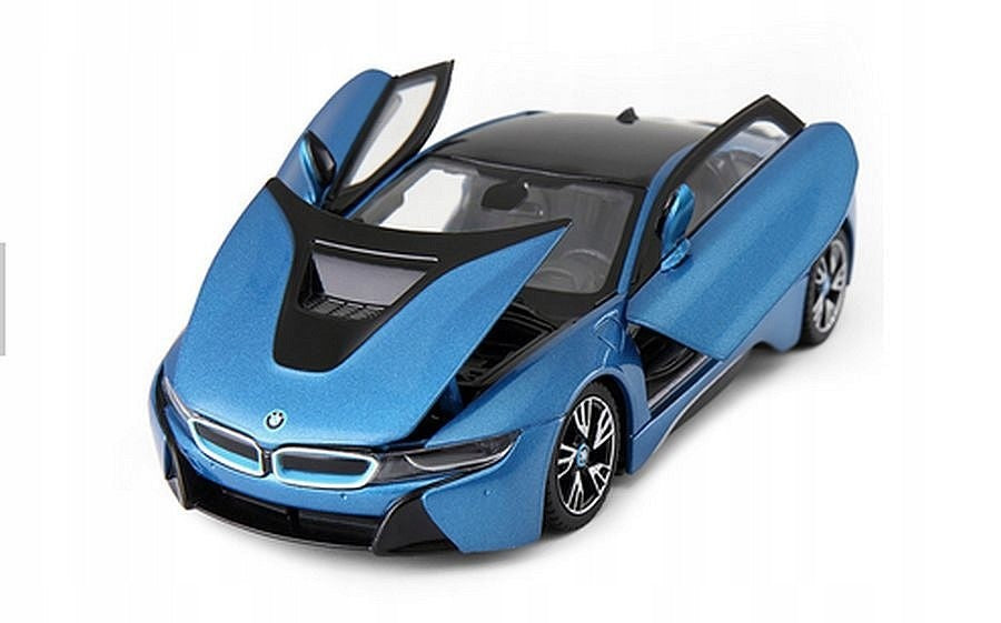 MASINUTA METALICA BMW I8 ALBASTRU SCARA 1 LA 24 [ps:c89291f1-3937-4780-bd59-73aa37b7c872]