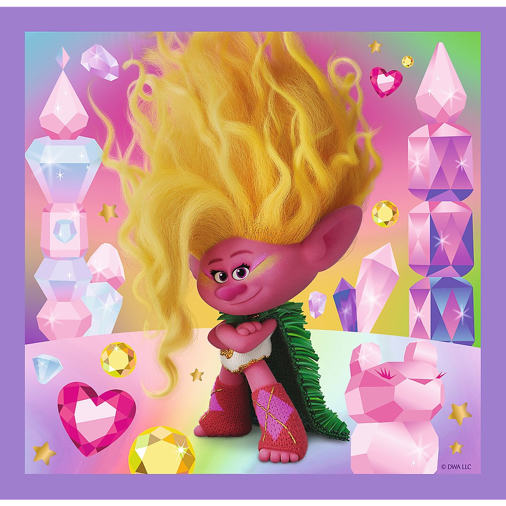 PUZZLE TREFL 3IN1 TROLII FERICITI - Imagine 3