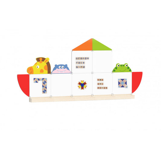 Set table de scris magnetice - Trenulet cu doua vagoane, - Imagine 3