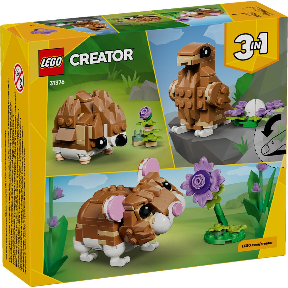 LEGO CREATOR HAMSTER ADORABIL CU O FLOARE 31376 - Default Title (3) [ps:04e73df2-257d-4632-a1c0-9f6d7e1a31cf]