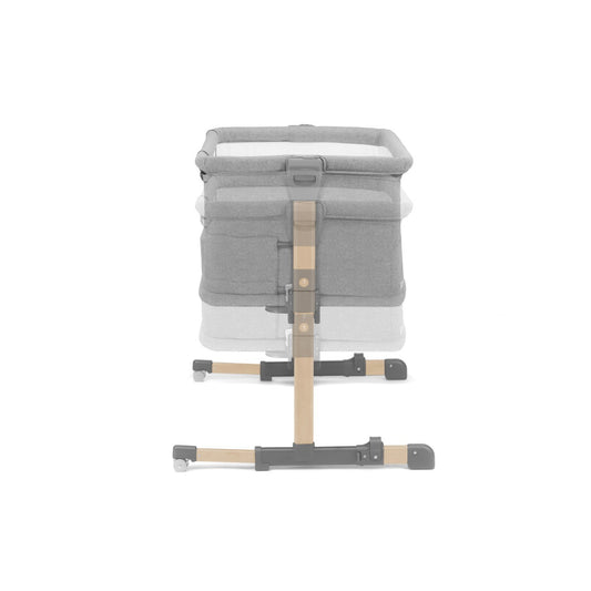 PATUT BEBE, KINDERKRAFT NESTE GROW, GRI DESCHIS LEMN - Imagine 3