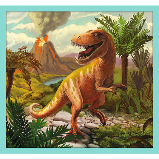 PUZZLE TREFL 10IN1 LUMEA DINOZAURILOR - Imagine 3