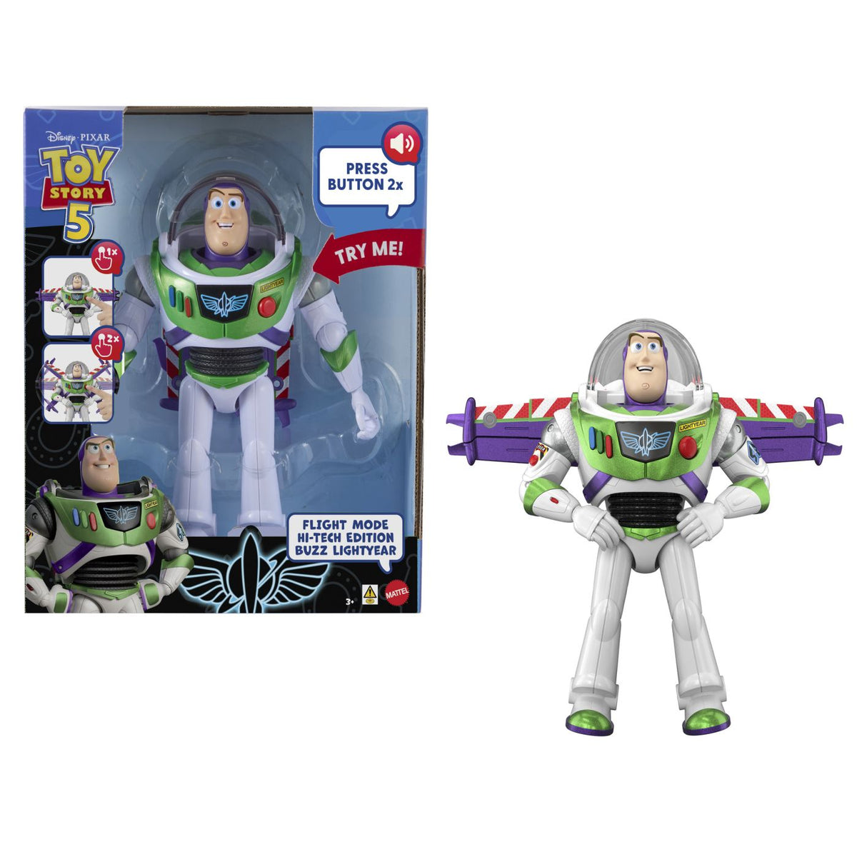 Figurină Buzz Lightyear Toy Story 5 Articulată 30cm - Mattel - Default Title (3) [ps:d1ddb82a-abef-4683-bc1f-c28d310a6096]