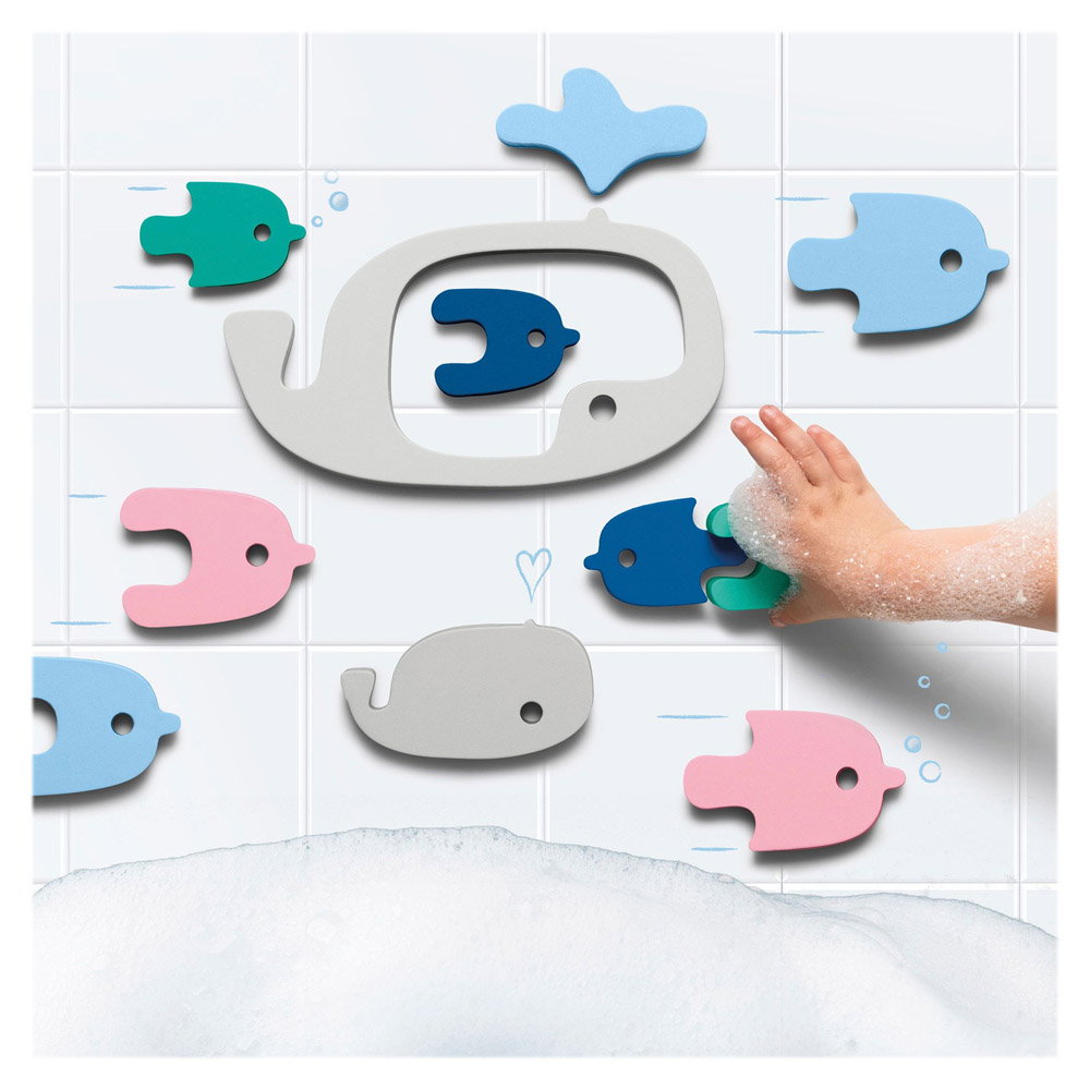 Puzzle de Baie Meduze Colorate, 10 piese, Quut Toys - Balene si pestisori (3) [ps:64262c85-20e2-40cb-9c8a-86f31bcccf37]