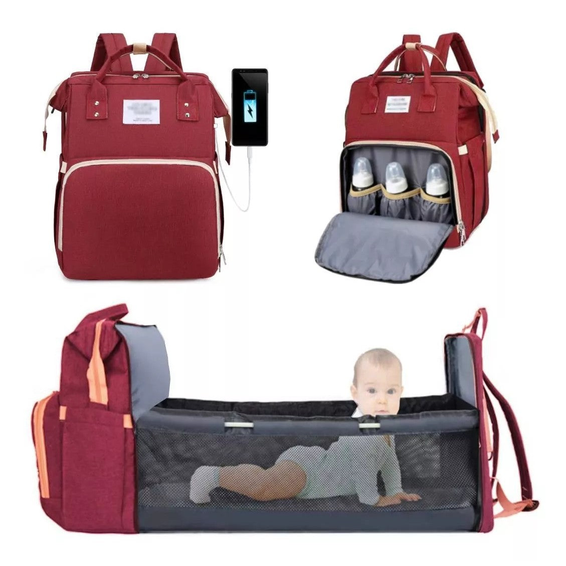 Rucsac Multifunctional Flippy cu Patut Pliabil | infant.ro - Default Title (3) [ps:b02bfe26-0096-405a-8c98-4d85e84b1602]