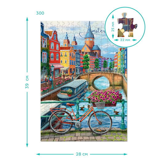 Puzzle Orașe Amsterdam, 300 piese - Dodo Toys - Default Title (3) [ps:1c97bc25-e043-47d3-8e35-44abffb0e9ae]