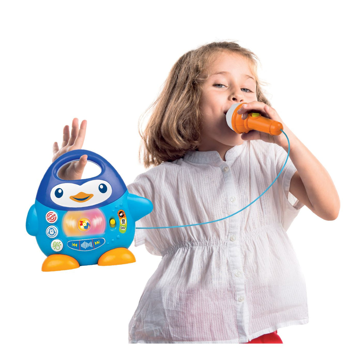 Player Muzical Pinguin WinFun cu Microfon și LED-uri - Default Title (3) [ps:47ee6546-4386-4cfb-b08a-f6fd2882583a]