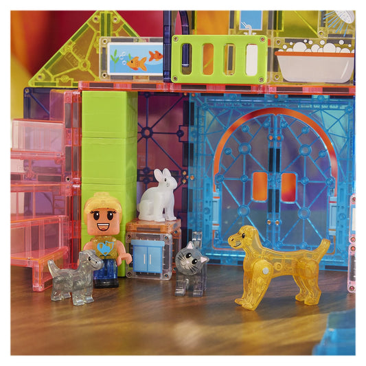 MAGNA-TILES Pet Playhouse, 50 piese - Jucărie Construcție - Default Title (3) [ps:bdd1d657-17b3-4287-9ec7-49bb3662e713]