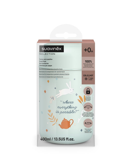 Termos alimentar Wonder, 400 ml, liberty, Suavinex - Imagine 7 [ps:bd6bf732-147b-454d-8b71-5a0986785922]